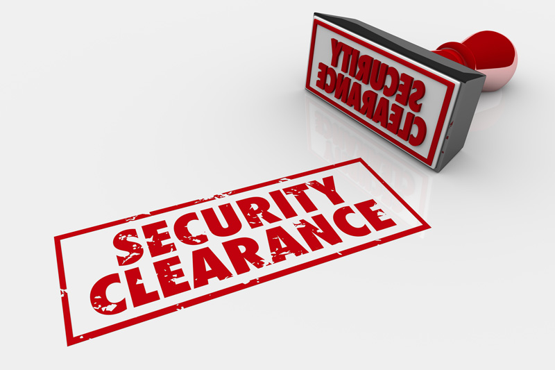 Security Clearance Approved Stamp
