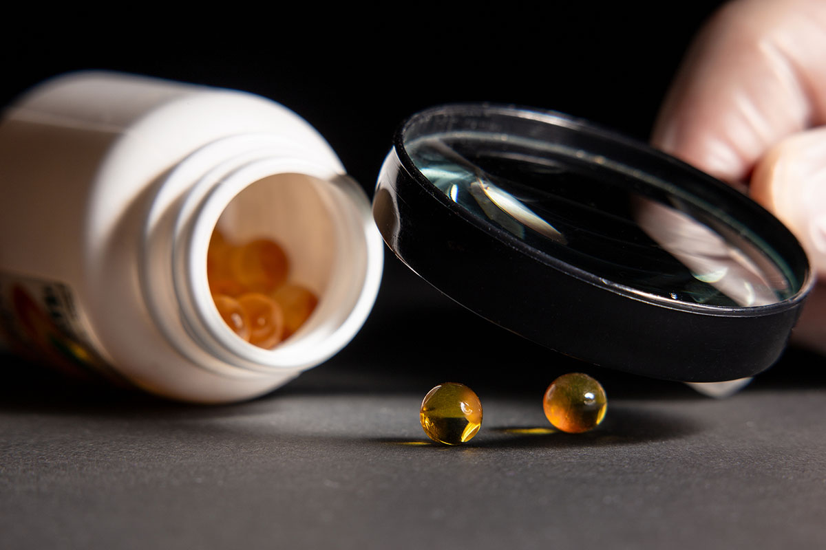 Photo Pills Close-up. Quality Control Of Pills And Biologically Photo Pills Close-up. Quality Control Of Pills And Biologically